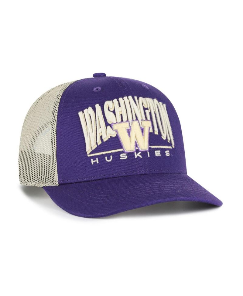 Men's Purple Washington Huskies Arid Adjustable Trucker Hat