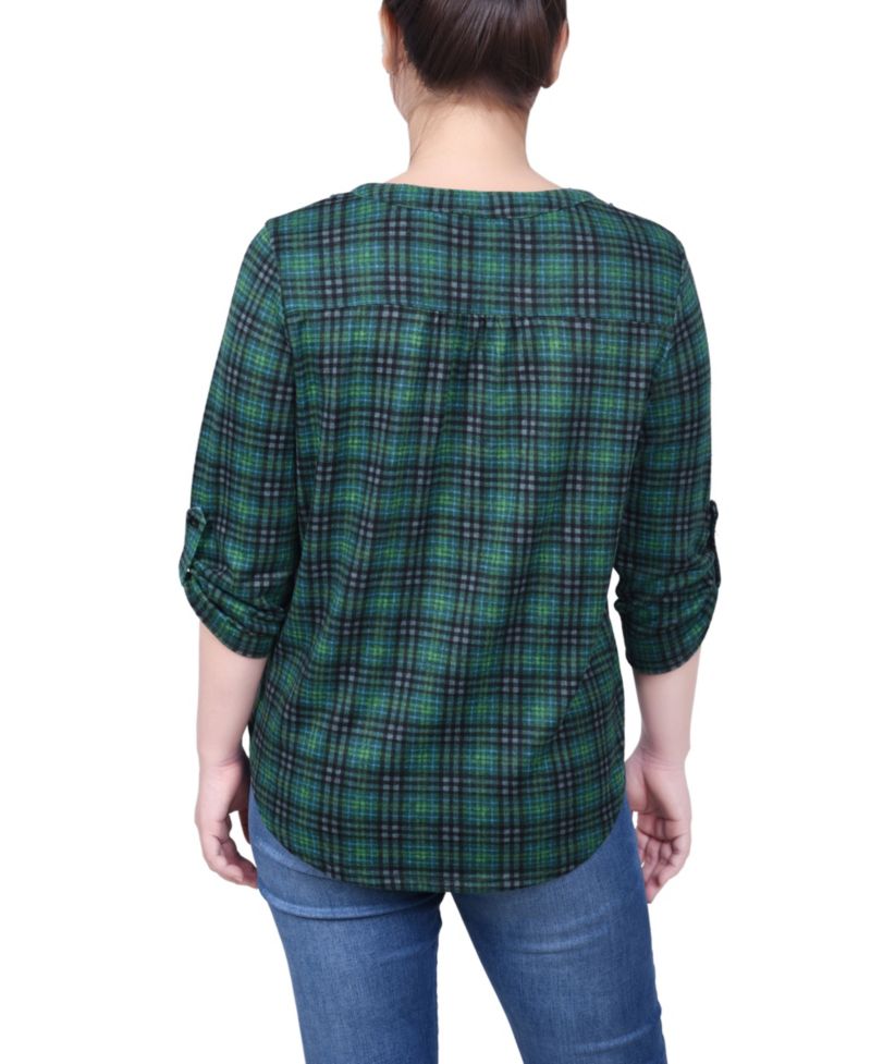 Women's 3/4 Roll Sleeve Top