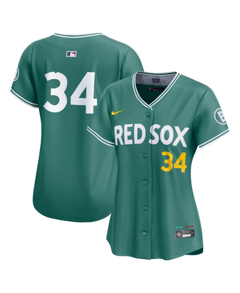 Women's David Ortiz Green Boston Red Sox 2025 City Connect Limited Retired Player Jersey