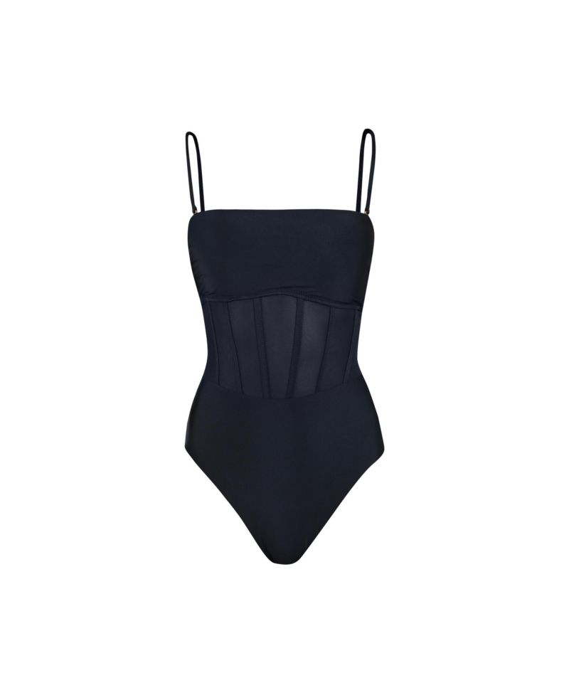 Women's Solids Bandeau One Piece