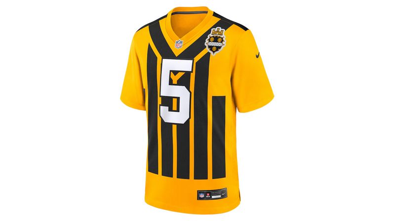 Men's Jalen Ramsey Gold Pittsburgh Steelers Alternate 1933 Throwback Game Jersey