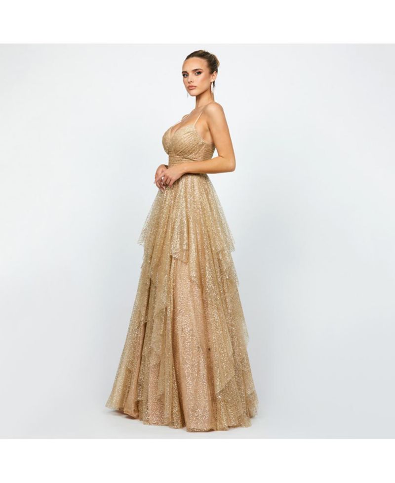 Women's Brylee Glitter Ball Gown