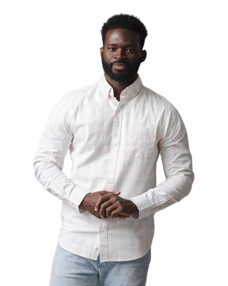 Men's Organic Stretch Poplin Button Down Shirt
