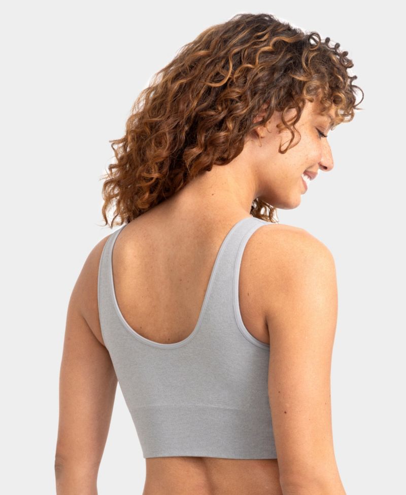 Women's 360 Stretch Seamless Comfort Longline Bralette 3-Pack