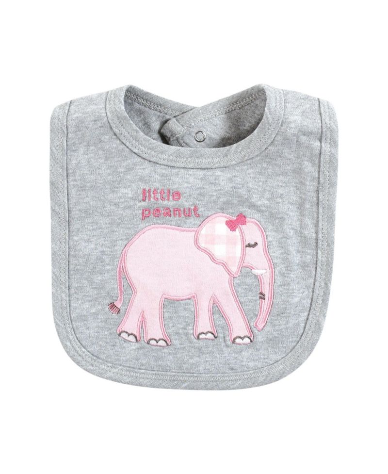 Girls Natural Cotton Bibs