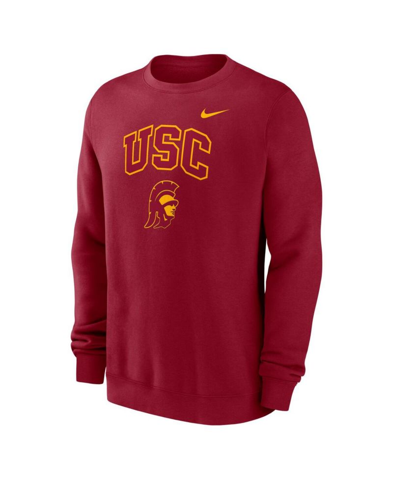 Men's Cardinal USC Trojans Arch Pullover Sweatshirt