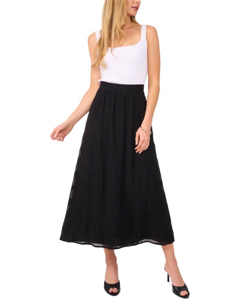 Women's Textured A-Line Skirt