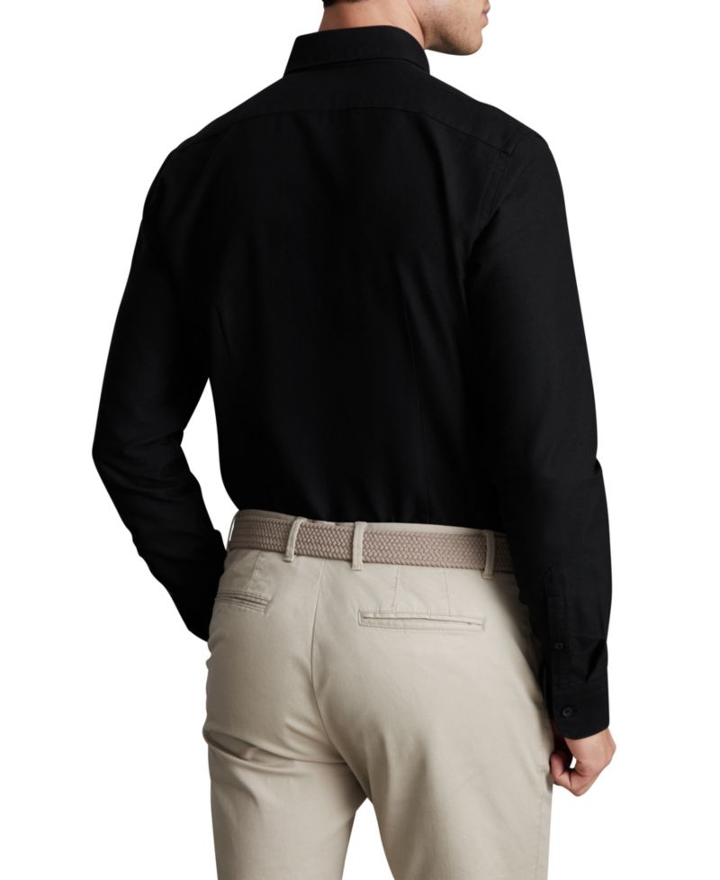 Men's Greenwich Slim-Fit Button-Down Collar Cotton Oxford Shirt