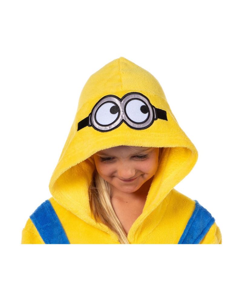 Kids (4-16) Minions Union Suit Kids Bob Hooded Pajama
