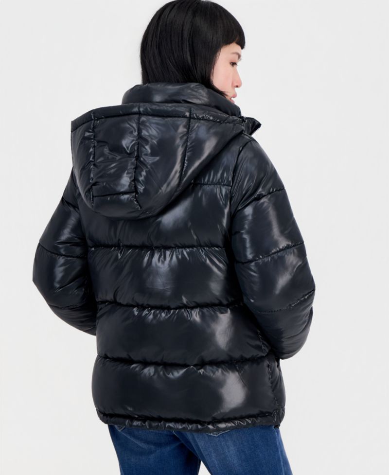 Women's Hooded Short Quilted Puffer Coat