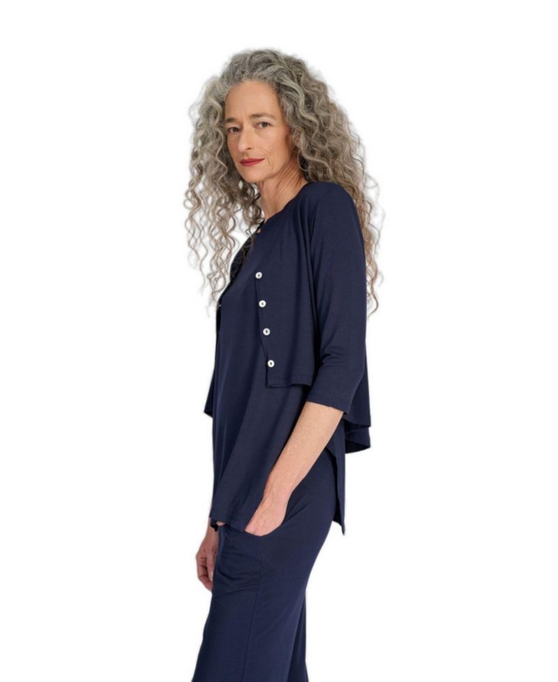 Women's Essential Cropped V-Neck Lightweight Cardigan