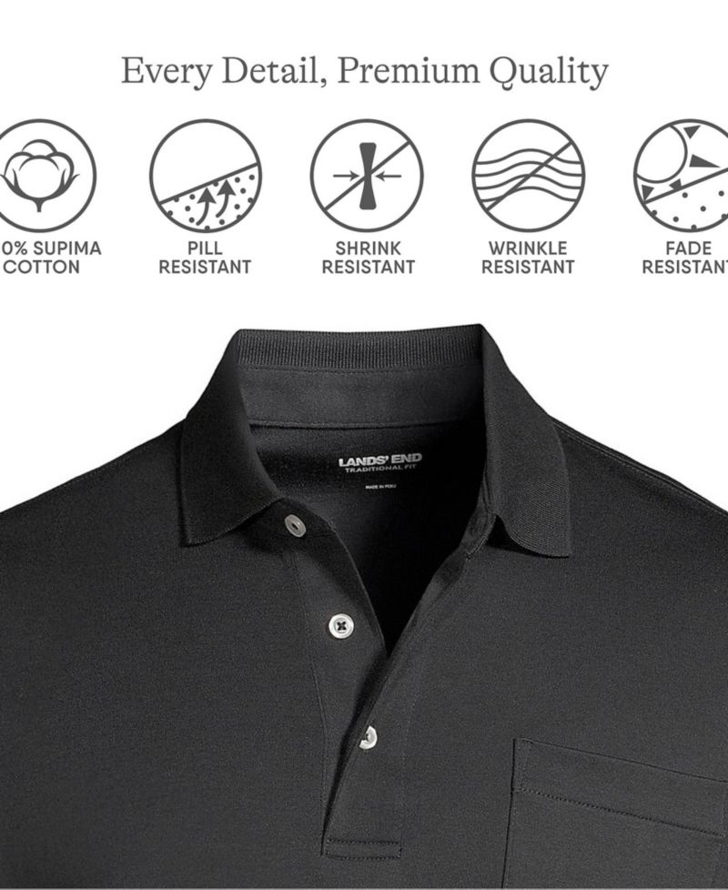 Men's Short Sleeve Cotton Supima Polo Shirt