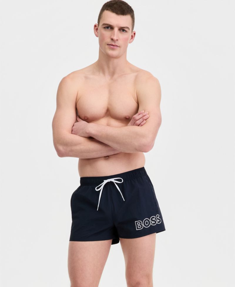BOSS Men's Goldeye 3" Swim Trunks