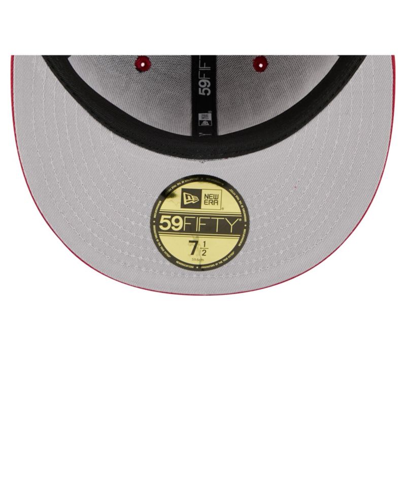 Men's Cardinal Arizona Cardinals Oversized 59FIFTY Fitted Hat
