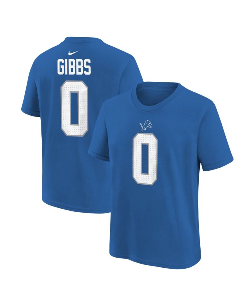 Boys' 4-20 Jahmyr Gibbs Player Name & Number Crewneck Cotton T-Shirt