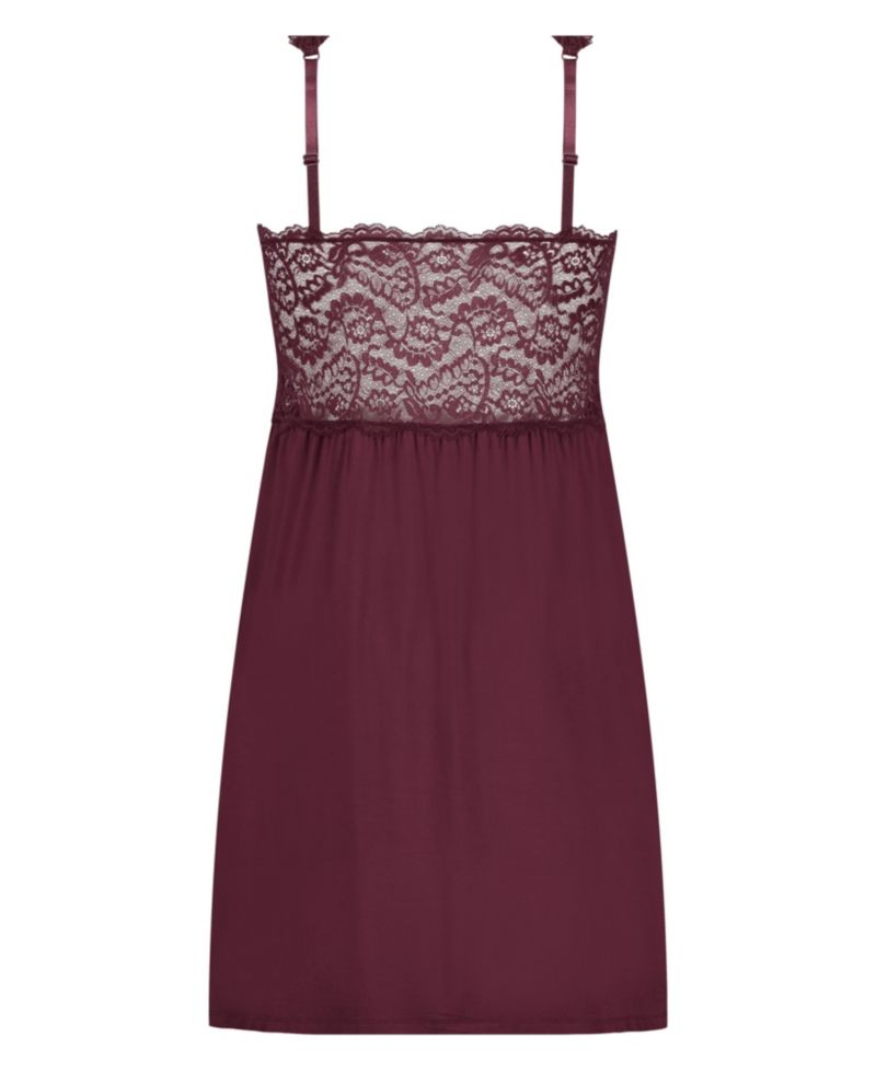 Hunkemoller Women's Nora Lace Slip Dress