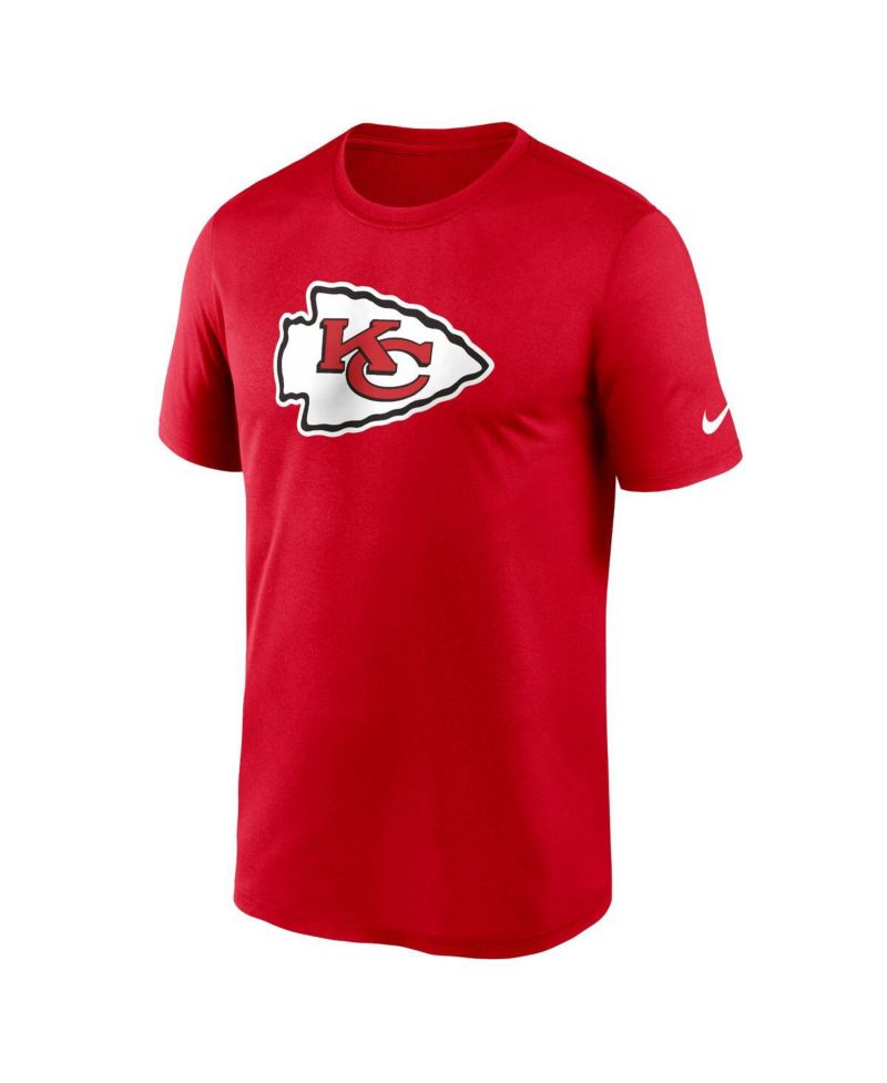 Men's Red Kansas City Chiefs Legend Logo Performance T-shirt