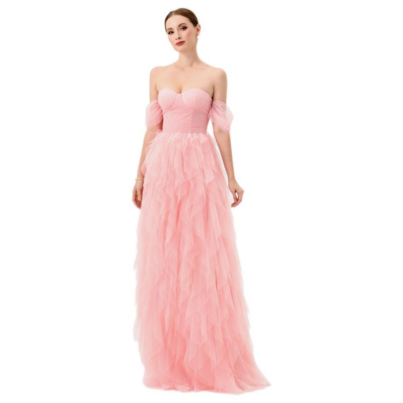 Women's Lili Off Shoulder Ruffle Gown