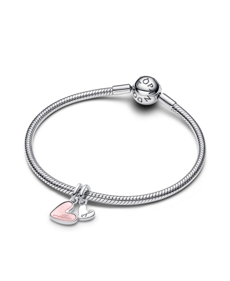Splitable Mother Daughter Dangle Sterling Silver Charms