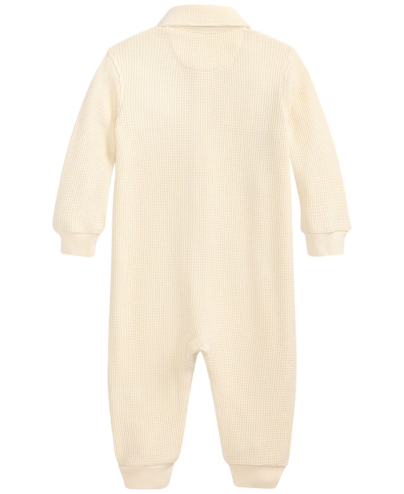 Baby Boys' Waffle-Knit Coverall