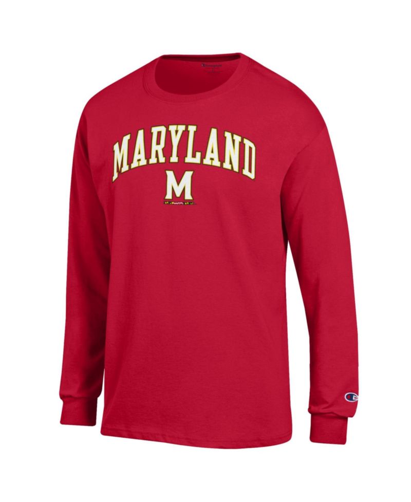 Men's Maryland Terrapins Arch Over Logo Long Sleeve T-Shirt
