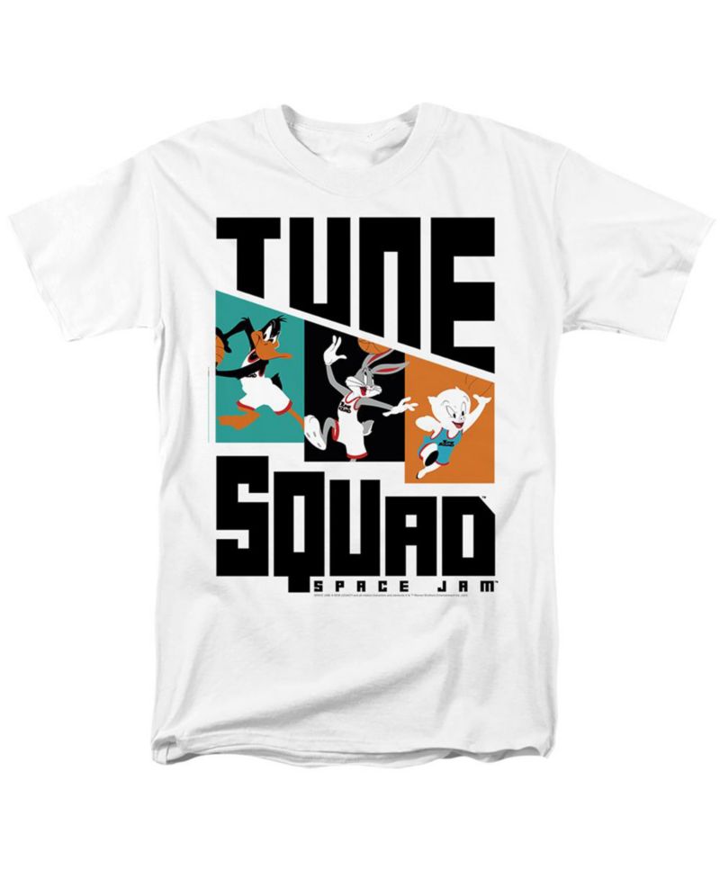 Men's A New Legacy Tune Squad Pattern Characters T Shirt