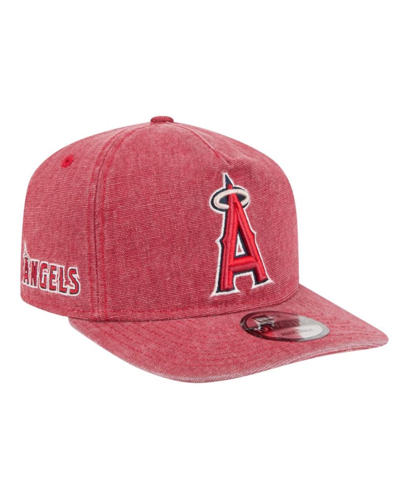 Men's Red Los Angeles Angels Denim Classic 19TWENTY Adjustable Hat
