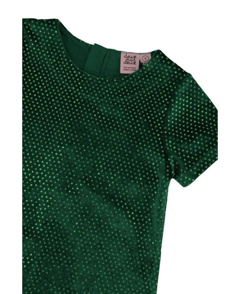 Little and Big Girl 6-14Y Short Sleeve A Line Dress