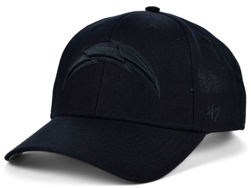 Los Angeles Chargers Black & Black MVP Cap