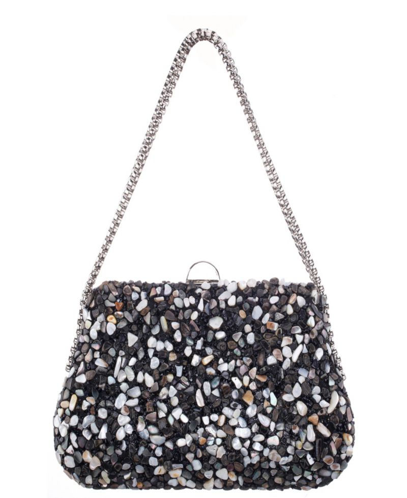 Rock Candy Minaudiere Crystal Lift Lock Clutch
