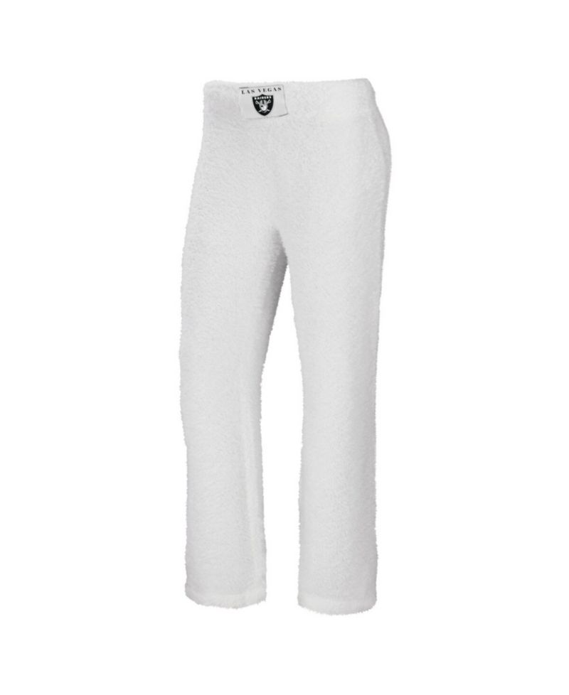 Women's 2-Piece Cream Las Vegas Raiders Plus Size Cozy Scoop Neck Tank Top & Pants Set