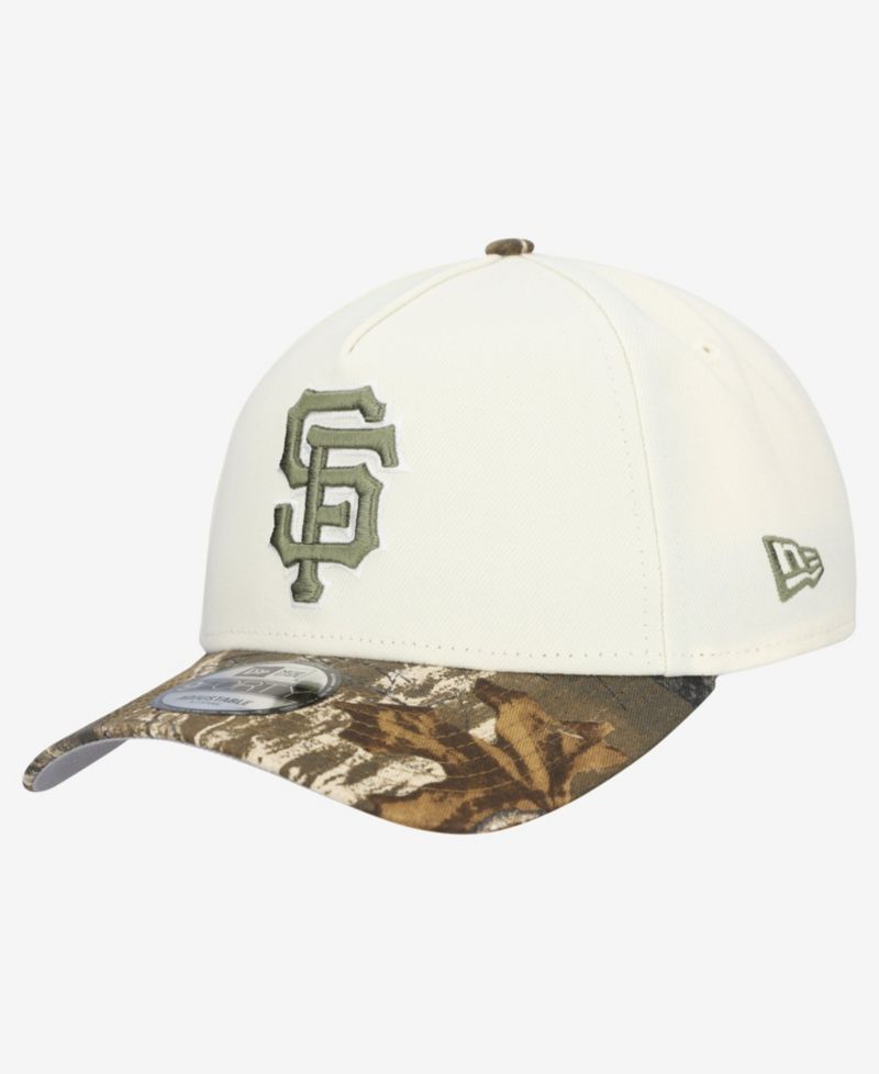 Men's Cream/Realtree Camo San Francisco Giants 9FORTY A-Frame Adjustable Hat