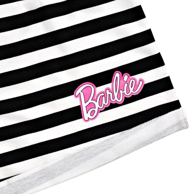 Girls T-Shirt and French Terry Shorts Outfit Set