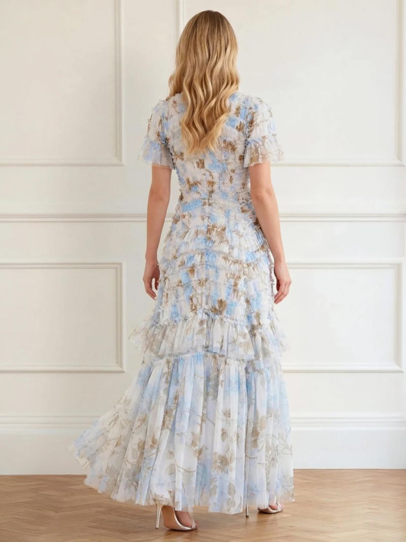 Women's Wisteria Valentine Ruffle Gown