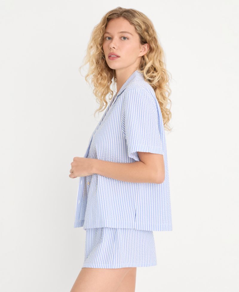 Women's Camp Collar Short-Sleeve Shirt