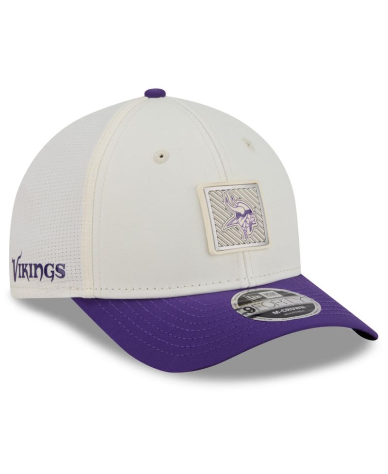 Big Boys and Girls Cream/Purple Minnesota Vikings 2026 Training Camp 9FORTY M-Crown Adjustable Hat