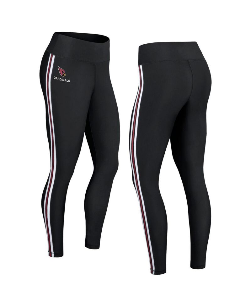 Women's Black Arizona Cardinals Color Block Leggings
