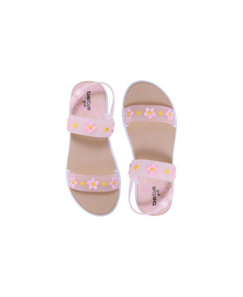 Girls Sandals - Cute Fashion Flat Sandals, Summer Flats with Fruit Charms and Ankle Strap