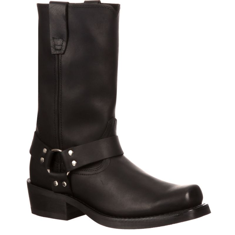 Men's Black Harness Boot
