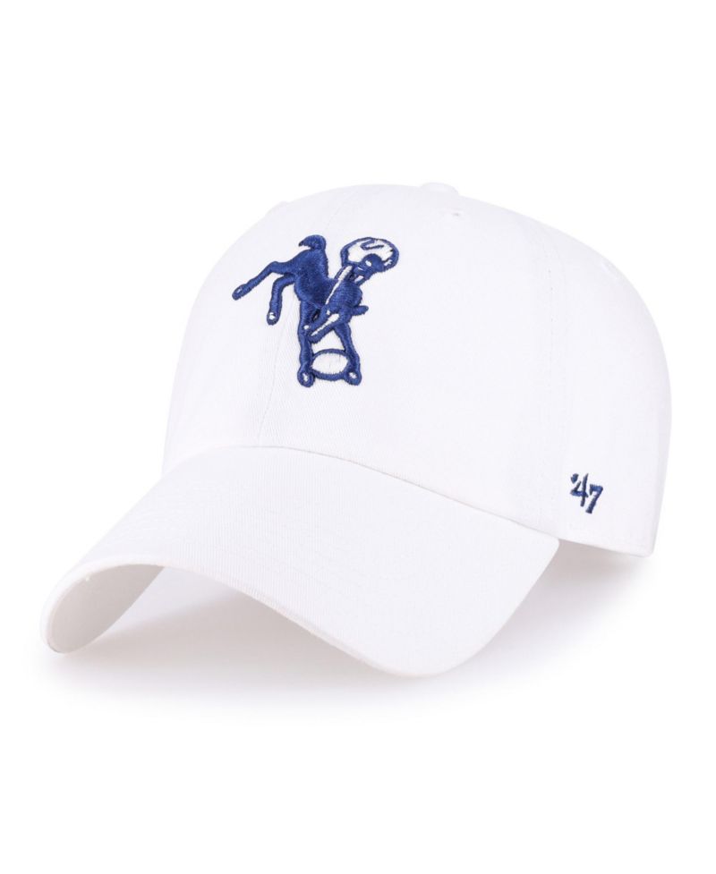 Indianapolis Colts Historic Logo Clean Up Adjustable Baseball Cap
