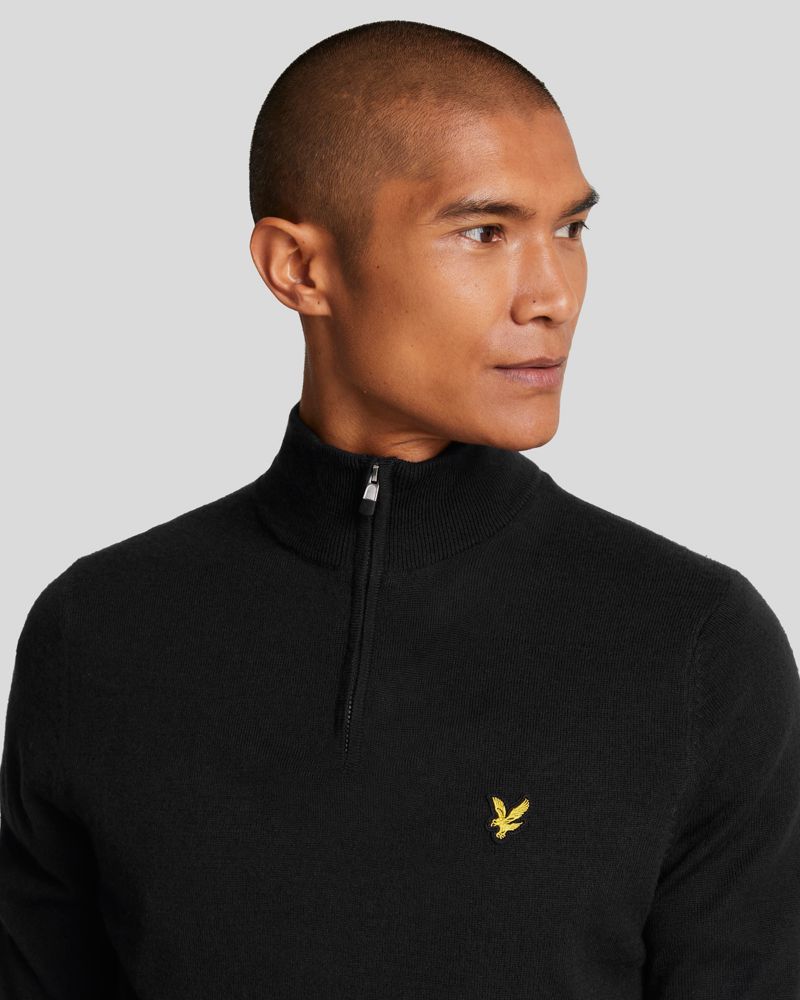 Men's Golf Quarter Zip Merino Sweater