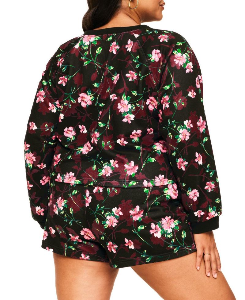 Plus Size Lesley Sweatshirt & Shorts Set
