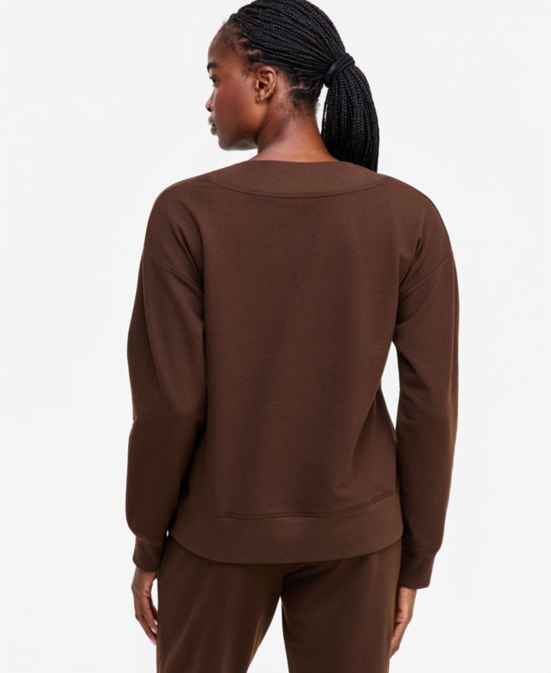 Women's Fleece V-Neck Sweatshirt
