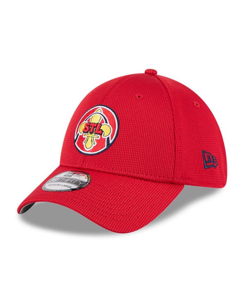 Men's Red St. Louis Cardinals City Connect Batting Practice 39THIRTY Flex Hat