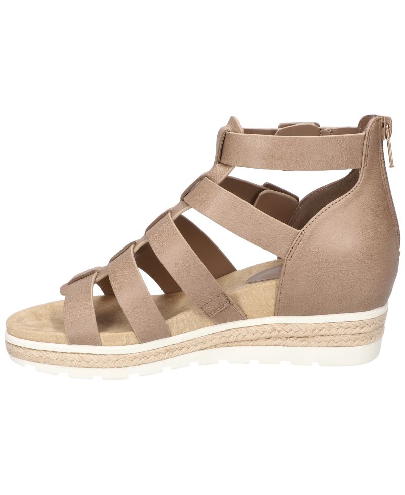Women's Simone Zip Wedge Sandals