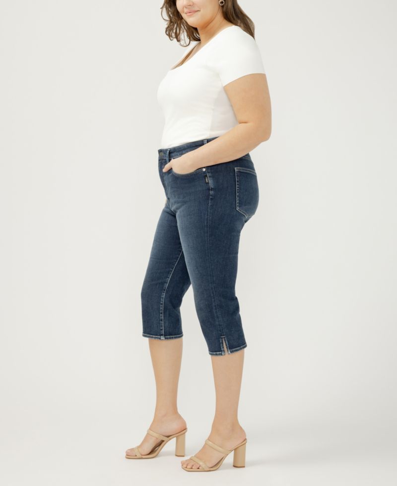 Plus Size Isbister High-Rise Capri Jeans