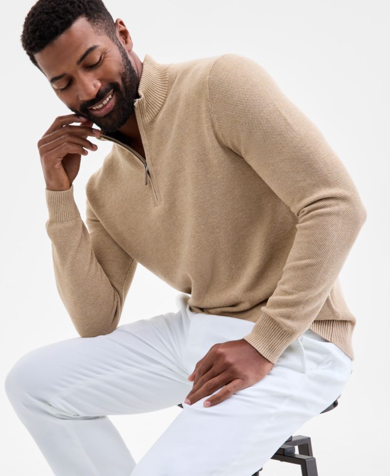 Men's Quarter-Zip Sweater