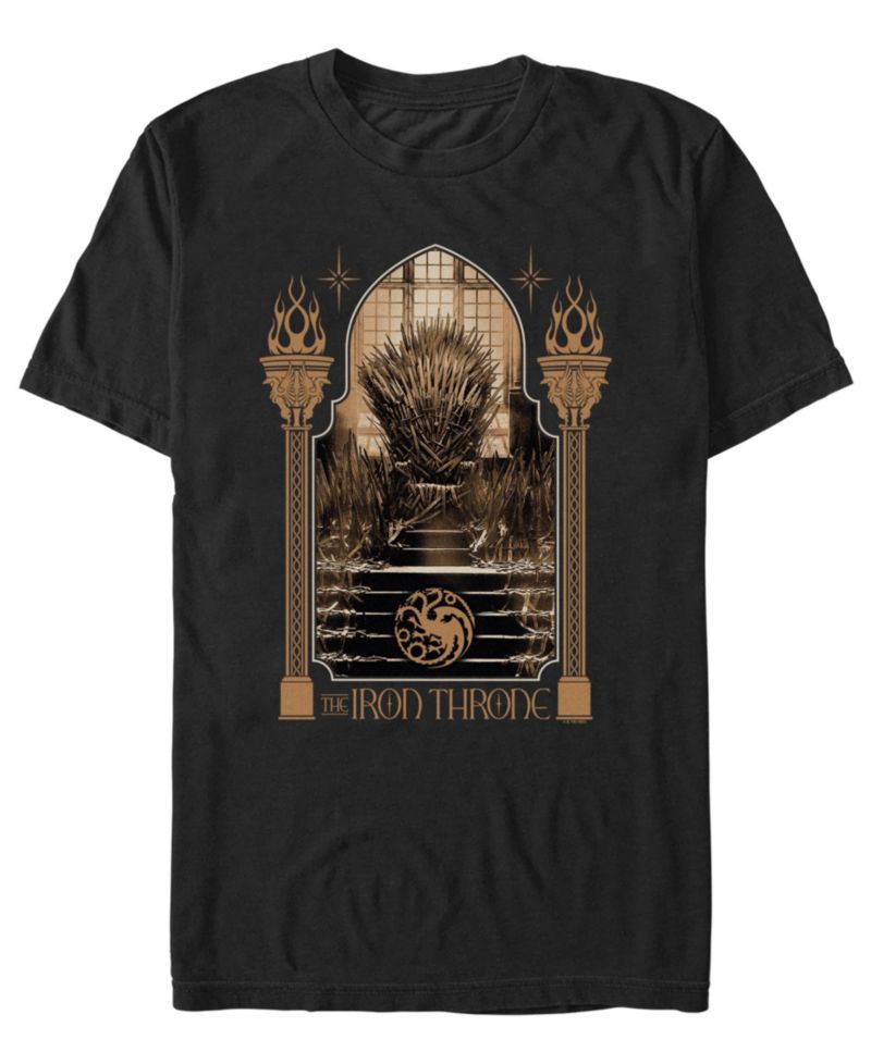 Men's House of the Dragon The Iron Throne Graphic Short Sleeve T-Shirt