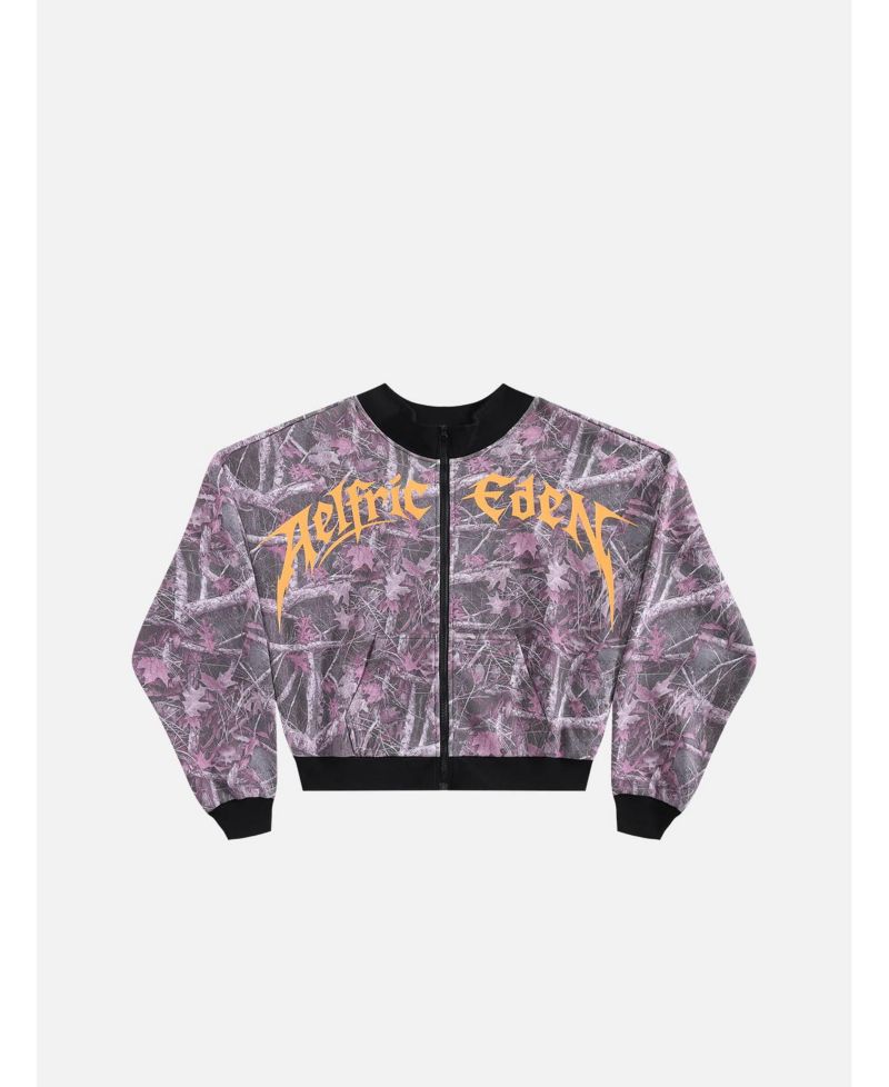 Men's A Boxy Camo Zip Up sweatshirt