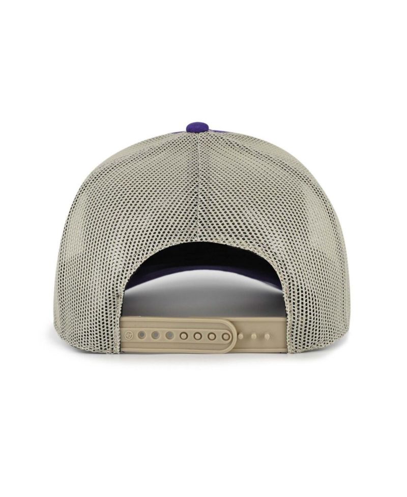 Men's Purple LSU Tigers Arid Adjustable Trucker Hat